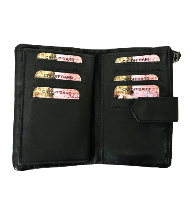 Wallet In Quilted Leather