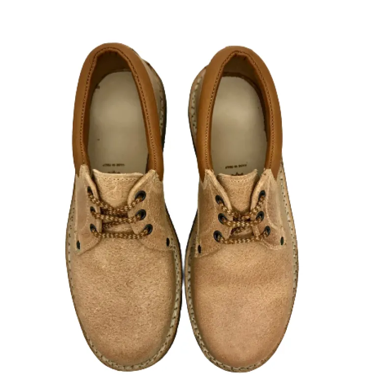 Work Shoe In Natural Vibram Cowhide