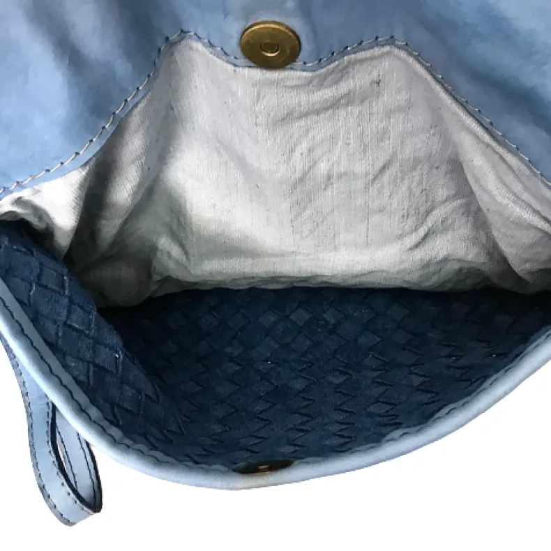 Woven Bag With Shoulder Strap And Strap