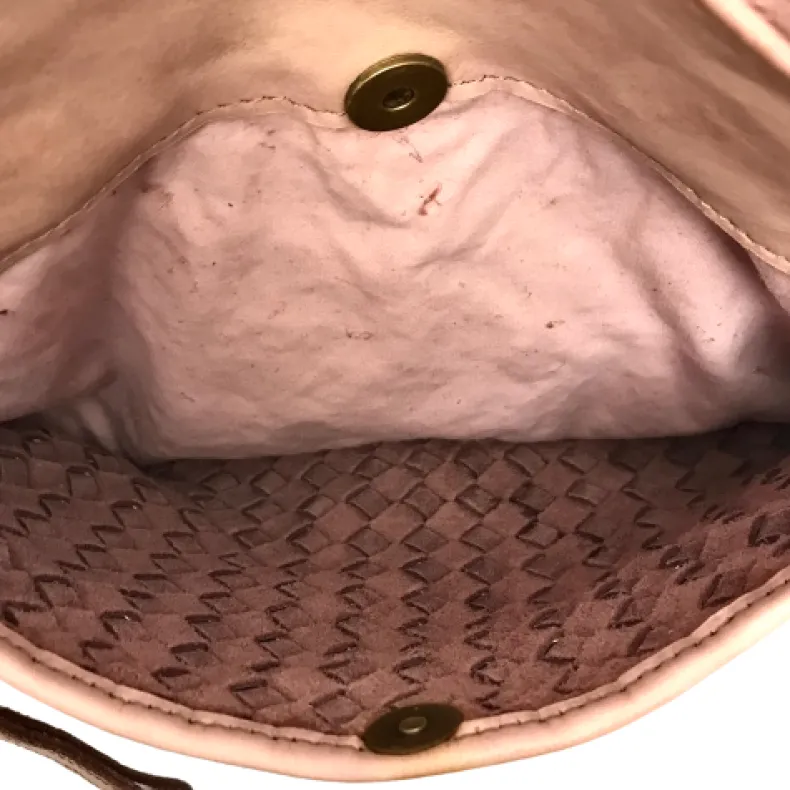 Woven Bag With Shoulder Strap And Strap