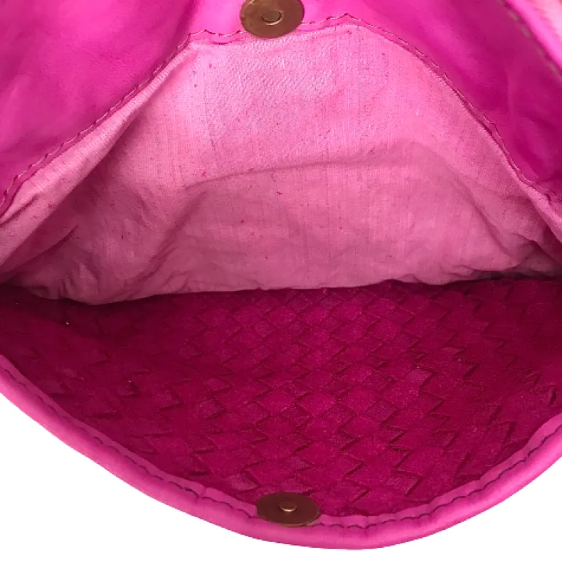 Woven Bag With Shoulder Strap And Strap